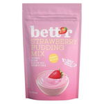Bettr Organic Unsweetened Vegan Gluten-Free Strawberry Pudding, 150 g