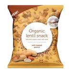 Lentil crisps with roasted peanuts gluten-free BIO 60 g