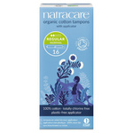 Natracare Organic Regular Tampons with Applicator, 16 pieces