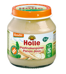Parsnip Puree, No Added Sugars, Gluten-Free, from 5 Months, Demeter Organic, 125 g Jar – Holle
