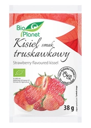 Strawberry-flavored kisel with strawberries - sugar-free BIO 38 g - Bio Planet