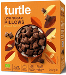 Cereal Pillows with Peanut Cream Low Sugar Gluten Free Bio 300 g - Turtle