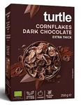 Gluten-free dark chocolate-covered cornflakes BIO 250 g