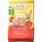 Oat-Wheat Strawberry-Banana-Apple Cookies from 8 months organic 100 g – Fruchtbar