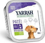 Yarrah Organic Dog Paté with Chicken, Beef, Turkey & Aloe Vera, 150 g