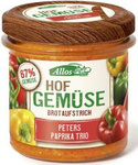 Vegetable paste with three types of peppers gluten-free BIO 135 g