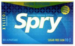 Peppermint Xylitol Chewing Gum, Gluten-Free, 10 pieces (12 g) – Spry