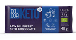 Keto chocolate with berries and mct oil with no added sugar BIO 40 g - Cocoa