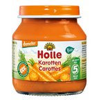 Carrot puree without added sugars gluten-free from 5 months Demeter BIO 125 g (jar) - Holle