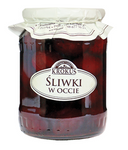 Gluten-free plums in vinegar 500 g (250 g) – Krokus