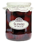 Plums in vinegar gluten-free 500 g (250 g) - Krokus