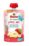Fruit Pouch Apple Ant (Apple - Banana - Pear) No Added Sugars From 6 Months Demeter Organic 100 g – Holle