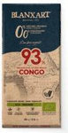 Bitter Chocolate 93% Congo No Added Sugar or Sweeteners, Gluten Free BIO 80 g