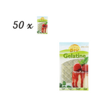 SET 50 x Gelatin in leaves (12 leaves) BIO 20 g