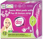 Mini sanitary towels with anion strip (teens) 12 pcs.