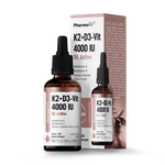 Vitamin K2 + D3 drops (75 mcg + 100 mcg) gluten-free dietary supplement 30 ml - Pharmovit