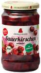 Cherries in light syrup gluten-free bio 360 g (195 g) (jar) - ZWERGENWIESE