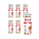 SET 6 x Almond sugar free gluten free almond drink BIO 1l