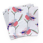 Bamboo table napkins pansies 20 pcs – Chic-Mic