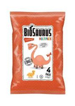 Ketchup-flavored Dinosaurs corn chips GLASS FREE. BIO 4x15 g