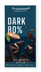 Dark chocolate 80% no added sugars gluten-free organic 60 g – Benjamissimo