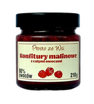 Extra jam of raspberries with whole fruits 210 g - Straight from the village.