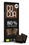 Dark chocolate 80 % Organic 40 g – Cocoa