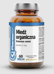 Organic copper (2 mg) gluten-free dietary supplement 60 capsules - Pharmovit (clean label)