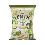 Red lentil chips with jalapeno and lime flavor 100g