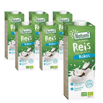 KIT 6 x gluten-free sugar-free rice-coconut drink BIO 1l