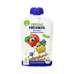 Apple - pear - blueberry - spelt mousse without added sugars from 6 months BIO 100 g - Freche Freunde