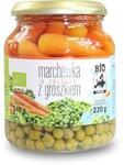 Carrots in marinade with peas in a jar BIO 340 g (220 g)