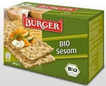 Organic crisp bread with sesame, rye, wholemeal BIO 250 g