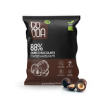 Organic Hazelnuts in 88% Dark Chocolate 70 g – Cocoa