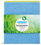Sponge cloths, biodegradable 2 pieces (175 x 200 mm) – Sodasan