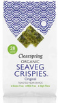 Clearspring Seaveg Organic Gluten-Free Natural Seaweed Chips, 4 g