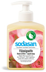 Organic Rose-Olive Liquid Soap 1000 ml – Sodasan