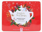 Premium Holiday Collection tea set in decorative red tin BIO 44 g