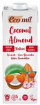 Coconut beverage with almonds sugar free non-GMO. BIO 1 l