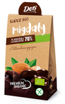 Gluten-free dark chocolate-covered almonds BIO 50 g