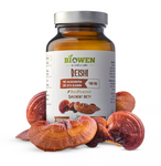 Reishi mushroom extract (400 mg) gluten-free dietary supplement 90 capsules - Biowen