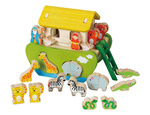 Wooden Noah's Ark from 24 months (24 x 17,5 x 20,5 cm) FSC certified – Everearth