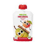 Apple - pear - cinnamon mousse gluten free from 8 months BIO 100 g - Freche Freunde