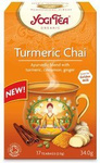 Golden Chai with Turmeric Chai (Turmeric Chai) Bio tea (17 x 2 g) 34 g