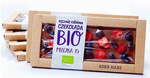 Milk chocolate with blackcurrants and strawberries BIO 53 g