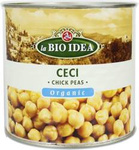 Canned chickpeas BIO 2.5 kg - Horeca