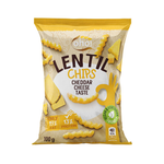 Cheddar cheese flavored red lentil chips 100 g