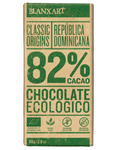 Bitter chocolate 82% Dominican gluten-free BIO 80 g