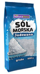 Coarsely ground iodized sea salt 500 g - Naturavena