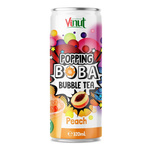 Popping Boba Bubble Tea, Peach Juice 320 ml – Vinut